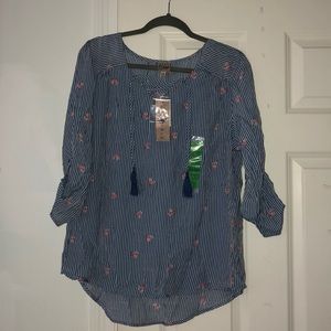 Cool Vintage Floral Blouse